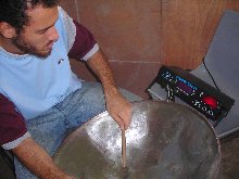 Making Steel Pan Step 8 - Tuning